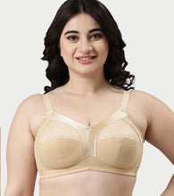 Load image into Gallery viewer, Enamor Innovations Fabcool M-Frame Side Shaper Panel  Women's Cotton Everyday Bra - Non Padded, Wirefree, Full Coverage - A014 (Available in Plus Sizes) (Skin)
