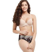 Load image into Gallery viewer, Wacoal Essentials Padded Wired 3/4th Cup Everyday Wear Cotton Blend T-Shirt Bra - Beige IB5441
