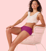 Load image into Gallery viewer, Enamor PS40 Innovations Invisi, All Day Comfort, Mid Waist Boyshorts Panty for Women - No Visible Panty Lines, Breathable, Sweat wicking, Free Cut, Full Coverage -  Pack of 1 (Queen Pink)
