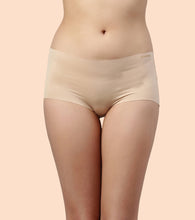 Load image into Gallery viewer, Enamor PS40 Innovations Invisi, All Day Comfort, Mid Waist Boyshorts Panty for Women - No Visible Panty Lines, Breathable, Sweat wicking, Free Cut, Full Coverage - Pack of 1 (Nude)
