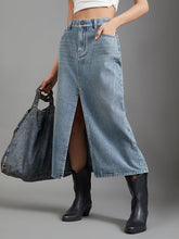 Load image into Gallery viewer, Go Colors Denim Skirt
