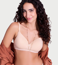 Load image into Gallery viewer, Enamor Ultra Smooth T-Shirt Bra - Padded, Non-Wired, Full Coverage - A127 (Soft Skin)
