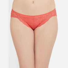 Load image into Gallery viewer, Wacoal Plush Desire Low Waist Medium Coverage Bridal Wear Lace Bikini Panty - Coral IAS090
