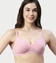 Load image into Gallery viewer, Enamor Innovations Fabcool Encircled  Side Support Shaper, Non Padded, Wirefree, High Coverage, Women's Cotton Everyday Bra  - A042 (Available in Plus Sizes) (Ginkoscattered Print)

