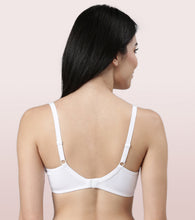 Load image into Gallery viewer, Enamor Smoothening Women's Cotton Everyday Balconette T-Shirt Bra - All Day Comfort, Full Support, Padded, Wirefree, Medium-Coverage - A017
