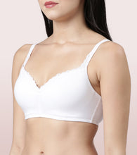 Load image into Gallery viewer, Enamor Smoothening Women's Cotton Everyday Balconette T-Shirt Bra - All Day Comfort, Full Support, Padded, Wirefree, Medium-Coverage - A017
