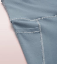 Load image into Gallery viewer, Enamor High Rise Full Length Pull on  Boot Cut Active Pant For Women - Relaxed Fit, Quick Dry, Antimicrobial - A402 (Goblin Blue)
