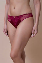 Load image into Gallery viewer, Amante Amore Lace Thong - Anemone 09501
