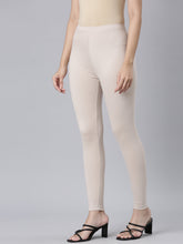 Load image into Gallery viewer, Go Colors Light Beige Ponte Smart Fit Leggings
