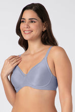 Load image into Gallery viewer, Amante Chic Contour Non-Padded Wired Minimizer Bra - Soft Gray 09901
