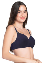 Load image into Gallery viewer, Amante Essential Padded Wirefree Bra - Midnight Blue 75501
