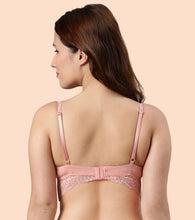 Load image into Gallery viewer, Enamor Butterfly Frame for Cleavage Enhancing Women's Bridal Plunge Push-Up Bra - Lace, Wired, Padded, Medium Coverage - F091
