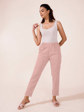 Load image into Gallery viewer, Go Colors Baby Pink Cotton Pencil Pant
