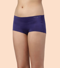 Load image into Gallery viewer, Enamor PS40 Innovations Invisi, All Day Comfort, Mid Waist Boyshorts Panty for Women - No Visible Panty Lines, Breathable, Sweat wicking, Free Cut, Full Coverage - Pack of 1 (Greek Blue)
