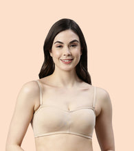 Load image into Gallery viewer, Enamor Strapless and Multiway Styling Women's Everyday Cotton Tube Bra - Perfect Shaping, Non-Padded, Wirefree, High-Coverage - A019
