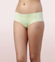 Load image into Gallery viewer, Enamor PH40 Innovations Invisi, All Day Comfort, Mid Waist Hipster Panty for Women - No Visible Panty Lines, Sweat wicking, Free Cut, Full Coverage - Pack of 1 (Green Pear)
