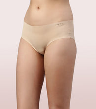 Load image into Gallery viewer, Enamor PH40 Innovations Invisi, All Day Comfort, Mid Waist Hipster Panty for Women - No Visible Panty Lines, Sweat wicking, Free Cut, Full Coverage - Pack of 1 (Nude)
