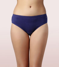Load image into Gallery viewer, Enamor CH03 Chic Cotton, All Day Comfort, Mid Waist Hipster Panty for Women - Naturally Breathable, Antimicrobial with Stain release, Inner Elastic, Full Coverage -  Pack of 3 (Multicolorsolid)
