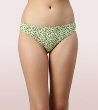 Load image into Gallery viewer, Enamor CB03 Chic Cotton, All Day Comfort, Low Waist Bikini Panty for Women - Naturally Breathable, Antimicrobial with Stain release, Inner Elastic, Regular Coverage -  Pack of 3 (Multicolorprint)
