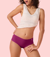 Load image into Gallery viewer, Enamor PH40 Innovations Invisi, All Day Comfort, Mid Waist Hipster Panty for Women - No Visible Panty Lines, Sweat wicking, Free Cut, Full Coverage -  Pack of 1 (Queen Pink)

