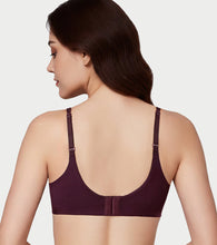 Load image into Gallery viewer, Enamor Innovations Bamboo Bliss, Everyday, Full Support, Women's T-Shirt Bra - Super Soft, Naturally Absorbent &amp; Antimicrobial, Padded, Wirefree, High Coverage- A077 (Grape Wine)
