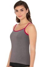 Load image into Gallery viewer, Amante Cotton Camisole - Steel Grey-Cerise 82401
