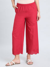 Load image into Gallery viewer, Go Colors Cherry Cotton Hakoba Palazzo
