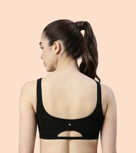 Load image into Gallery viewer, Enamor Low Impact Women's Cotton Everyday Sports Bra - All Day Comfort, Non Padded, Wirefree, High Coverage - SB06 (White)
