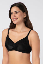Load image into Gallery viewer, Amante Saree Shaper Non-Padded Non-Wired Bra - Black 30301

