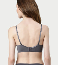 Load image into Gallery viewer, Enamor Innovations Ecolite, Smoother Perfect Lift Women's T-Shirt Bra - Crush Proof Cups, Padded, Wired, High Coverage - F057 (Ink Grey)
