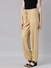 Load image into Gallery viewer, Go Colors Wheat Woven Viscose Casual Pants
