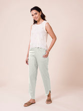 Load image into Gallery viewer, Go Colors Ecru Cotton Stretch Dhoti Pant
