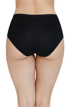 Load image into Gallery viewer, Amante Solid Mid Rise Modal Hipster Panty - Black 83201
