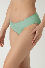Load image into Gallery viewer, Amante Lace Elegance Bikini Panty - Aqua Foam 87701
