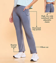 Load image into Gallery viewer, Enamor A402 Boot Cut Active Pant Dry Fit High Waist Workout Leggings
