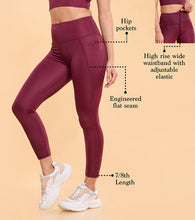 Load image into Gallery viewer, Enamor A605 Basic Workout Legging Dry Fit High Waist Basic Workout Leggings
