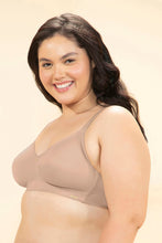 Load image into Gallery viewer, Amante Delight Comfort Non-Padded Non-Wired Minimizer Bra - Hazelnut 103901
