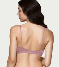 Load image into Gallery viewer, Enamor Lit Balconette Bra for Women Padded, Wire-Free, Medium Coverage, Lace Jacquard on Cups - SMB02  (Mild Lavender)
