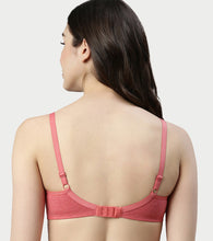 Load image into Gallery viewer, Enamor Innovations Fabcool Encircled  Side Support Shaper, Non Padded, Wirefree, High Coverage, Women's Cotton Everyday Bra  - A042 (Available in Plus Sizes) (Tomato Melange)
