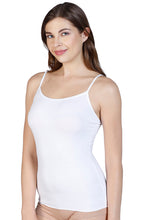 Load image into Gallery viewer, Amante Spaghetti Strap Modal Camisole - White 77001
