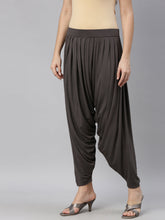 Load image into Gallery viewer, Go Colors Silver Grey Viscose Stretch Patiala
