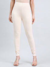 Load image into Gallery viewer, Go Colors Ecru Ponte Smart Fit Leggings
