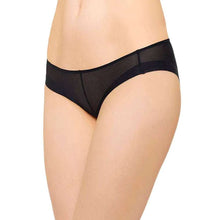 Load image into Gallery viewer, Wacoal Feel Free Sheer Low Waist  Low Coverage Everyday Wear Bikini Panty - Black WU17380IN
