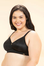 Load image into Gallery viewer, Amante Delight Comfort Non-Padded Non-Wired Minimizer Bra - Black 103901
