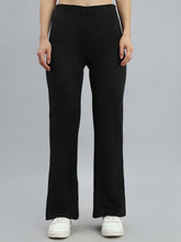 Load image into Gallery viewer, Go Colors Black Suede Bell Bottom
