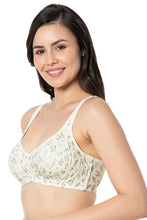 Load image into Gallery viewer, Amante Cool Contour Non Padded Non-Wired Super Support Bra - Floral Posy Print 10421
