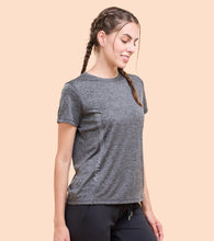 Load image into Gallery viewer, Enamor Womens Athleisure A309- Basic Workout Dry Fit Crew Neck Activewear Tee
