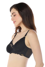 Load image into Gallery viewer, Amante Luxe Support Non-Padded Wired Bra  - Black 101601
