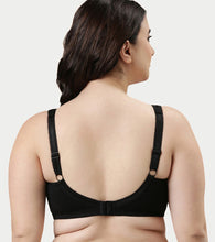 Load image into Gallery viewer, Enamor Full Support Super Lift Women's Cotton Everyday Minimizer Bra - Non Padded, Wirefree, Full Coverage - A112 (Available in Plus sizes) (Black)
