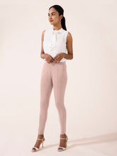 Load image into Gallery viewer, Go Colors Dusty Pink Roma Ponte Pants

